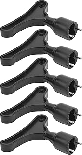 kemengsuer 5Pcs Golf Shoes Spike Wrench, Two Pin Shoes Removal Tool, Handheld Golf Driver Wrench, Golf Shoes Cleat Wrench Remover, Stainless Steel Golf Spike Wrench Removal Tool