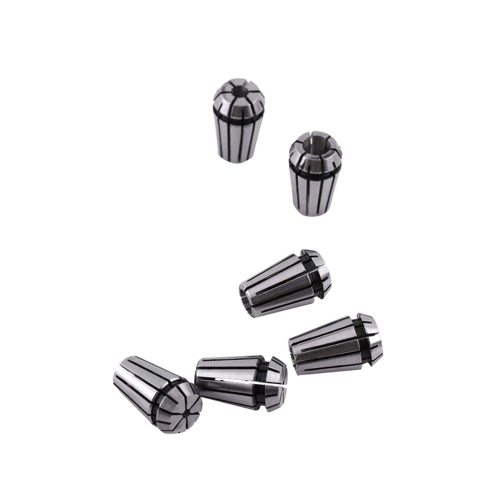 15 pièces ensemble de pince à ressort ER11 support de pince de gravure de serrage porte-outil de tour pour Machine de gravure CNC et outil de tour de fraisage