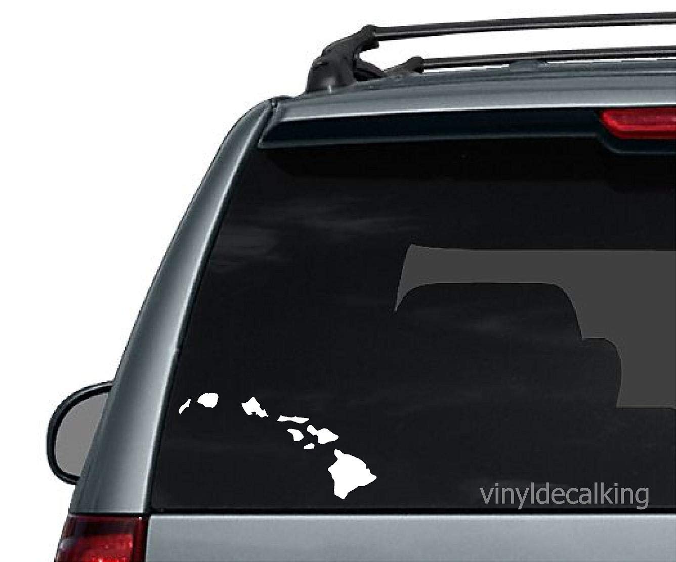 Hawaii State Seal Vinyl Decals (2 Pack) - 5 Inch Full Color Stickers For Car, Laptop, Windows
