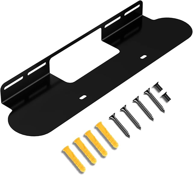 Dinghosen Soundbar Wall Mount for Sonos Beam Wall Mount Bracket Compatible with Sonos Beam Gen 1 Gen 2 Mount, Black