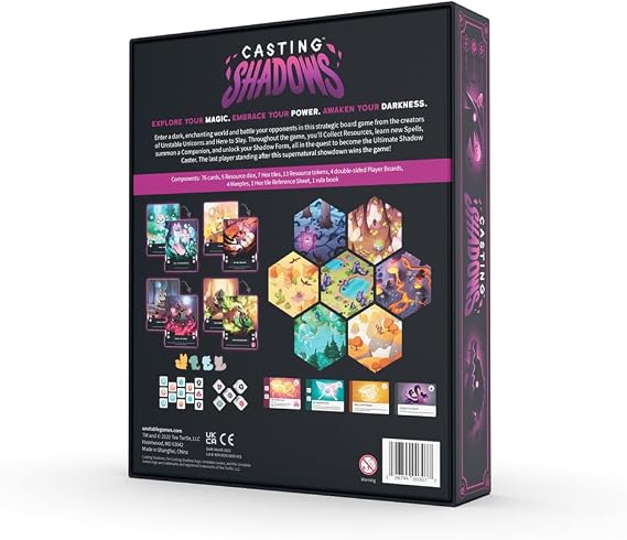 Unstable Games Casting Shadows Board Game - Fantasy Strategy Game