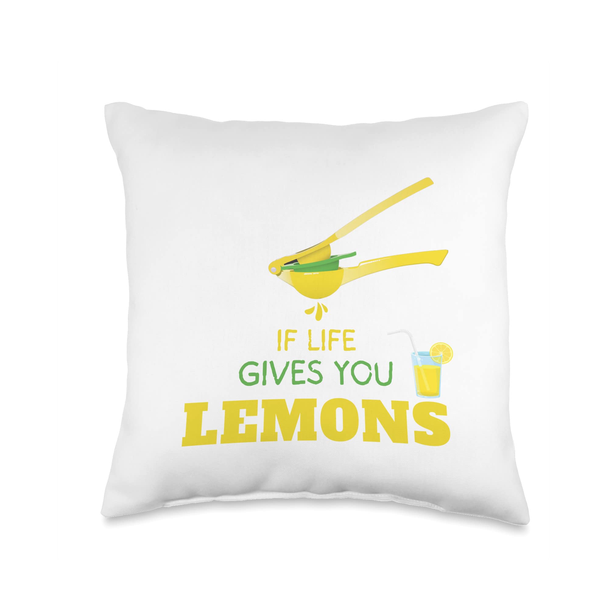 If Life Gives you Lemons: Turn Lemons into Lemonade Throw Pillow