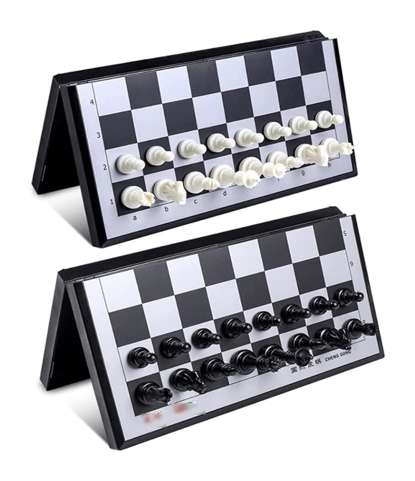 Juego de ajedrez Plegable de Viaje, Juego de ajedrez, Tablero Plegable, Juego Mesa Educativo portátil Viaje