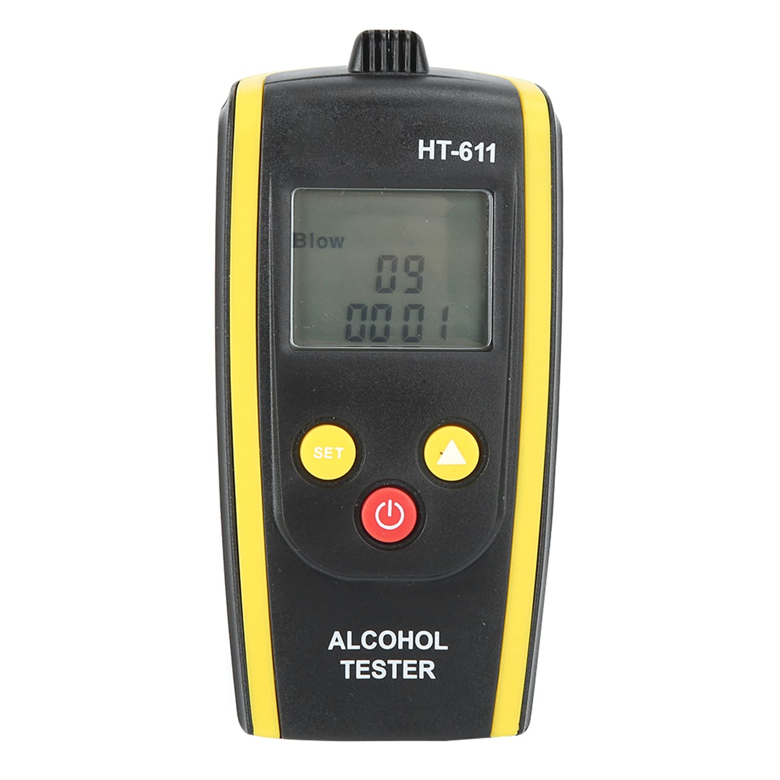 Alcoholímetro Profesional Portátil Con Pantalla LCD, Prueba Sin Contacto Y Carga USB - Ideal Para Coche, Casa O Fiestas