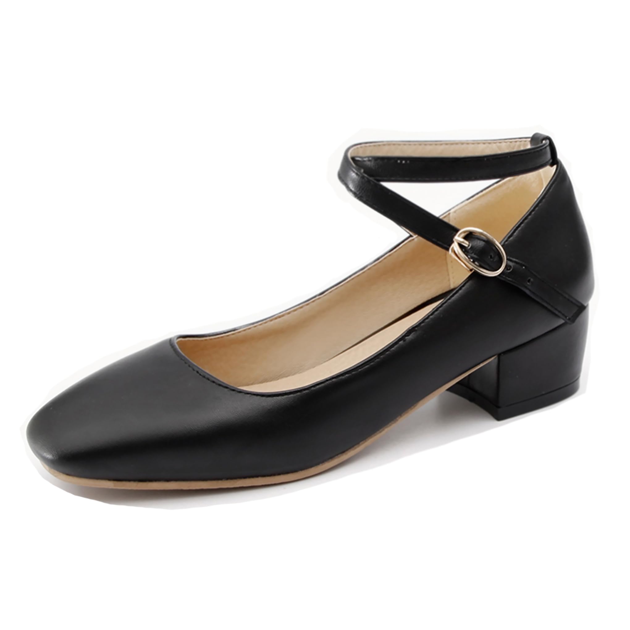 Bviennic Decollete Donna Tacco Largo Medio Numero 33-46