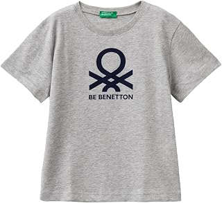 United Colors of Benetton Logolu Su Baskılı T-Shirt T-Shirt Erkek çocuk