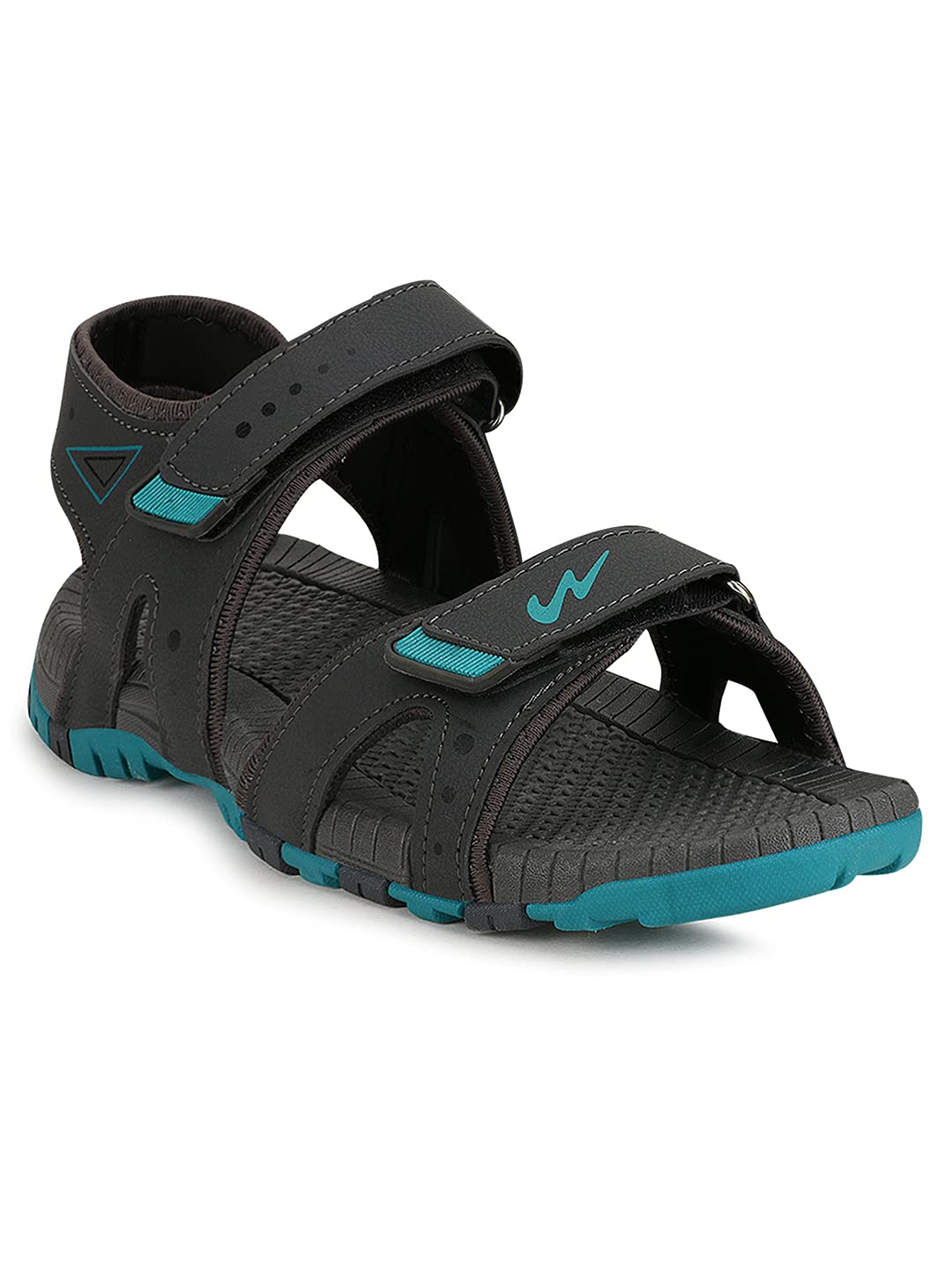 Campus Men's JOY GRY/T.BLU Sandal 6-UK/India