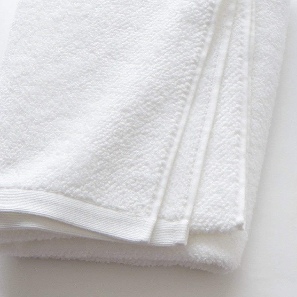 Peacock Alley Jubilee Bath Towels - Luxurious 100% Long Staple Cotton Textured Bath Towels with 600 Gram Weight - Hand Towel (White)