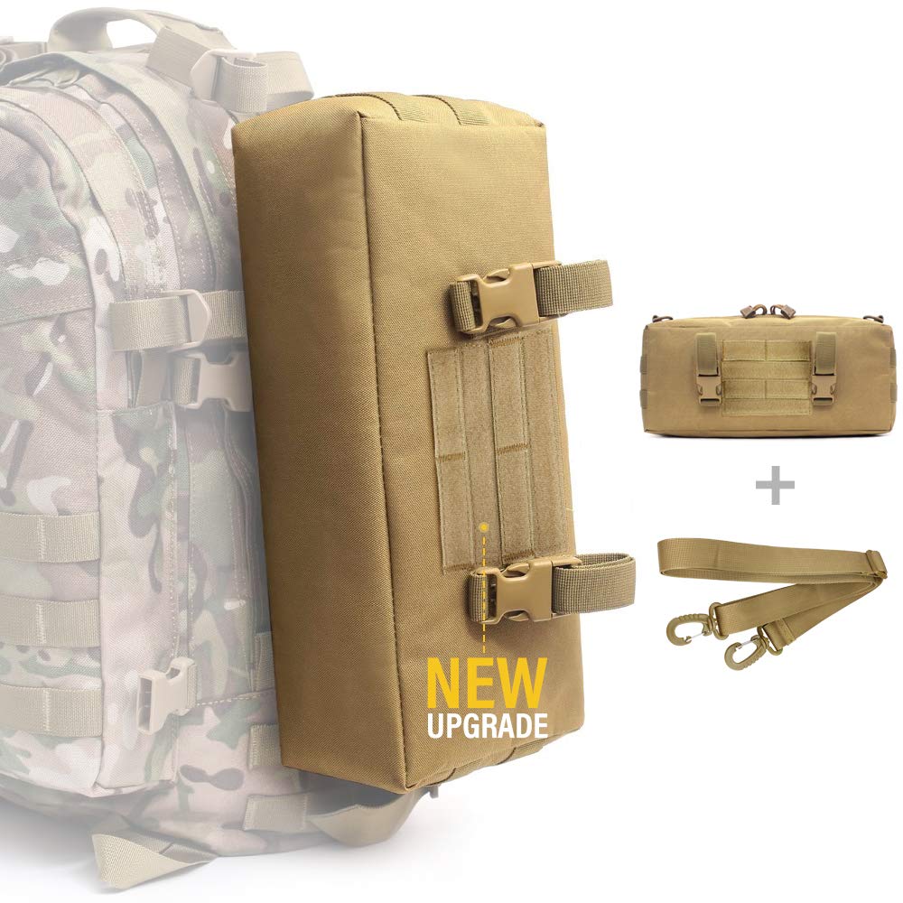 WYNEX Bolsa Táctica Plegable Para Administrador, Bolsa Herramienta Molle De Diseño Cortado Láser