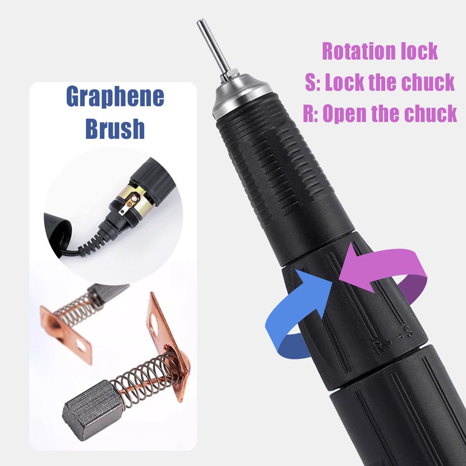 Polerka z mikrosilnikiem, 35000 obr./min rękojeść elektryczna polerka, ceramiczne narzędzia polerskie do klinik stomatologicznych biżuteria