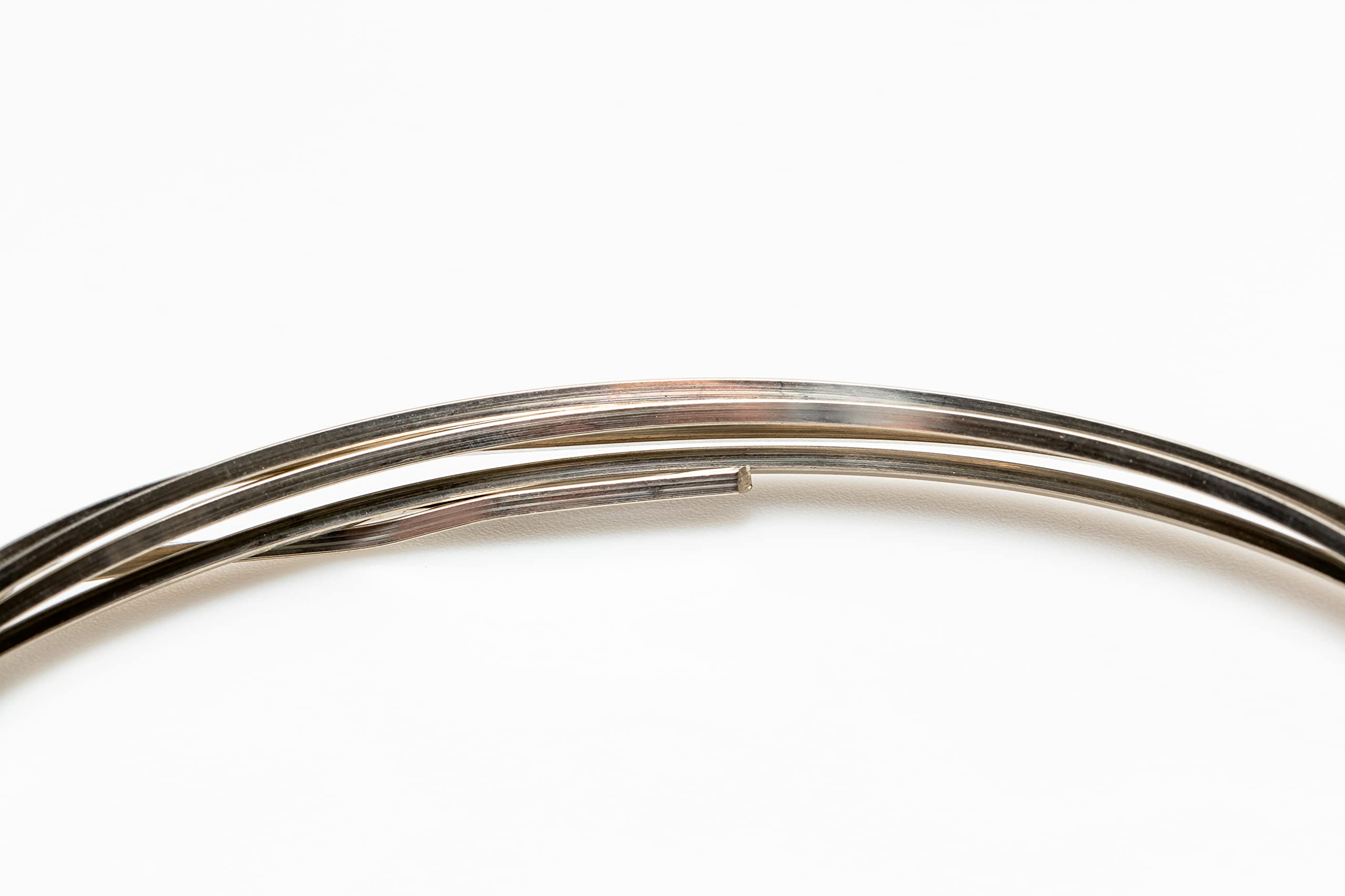 24 Gauge, Nickel Wire Dead Soft (Square) CDA #752 Alloy Jewelry Grade Made in USA - 5FT by CRAFT WIRE