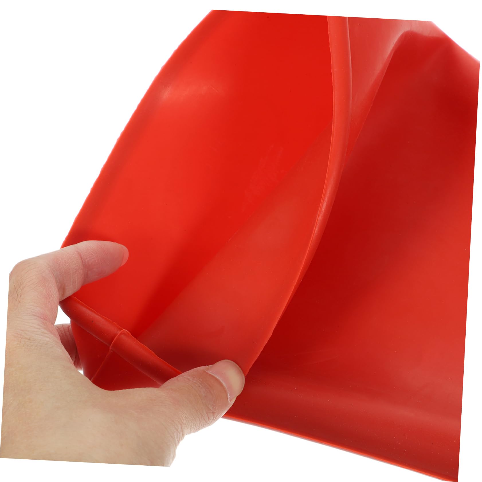HOMSFOU Rote Gummi Isolierhandschuhe 1 Paar für Hochspannung, Arbeit | Ergonomische Handfläche, Leichte Flexibilität, für Industrielle Anwendungen und Elektrofachbetrieb