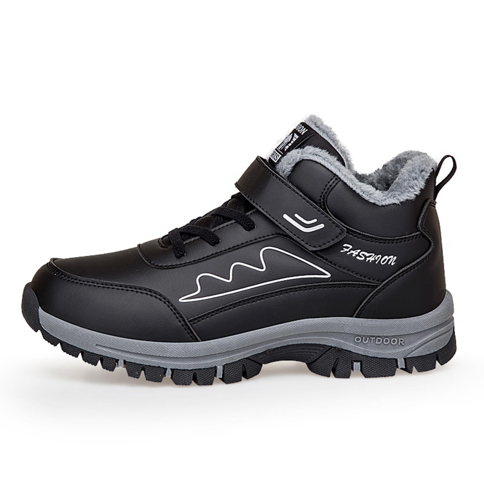Stivali Neve Bambino 2026 da Donna Invernali Stile Coppia Scarpe Casual con Gancio Anello Comode e Alla Moda Semplici Ispessite Boots Uomo Pelo