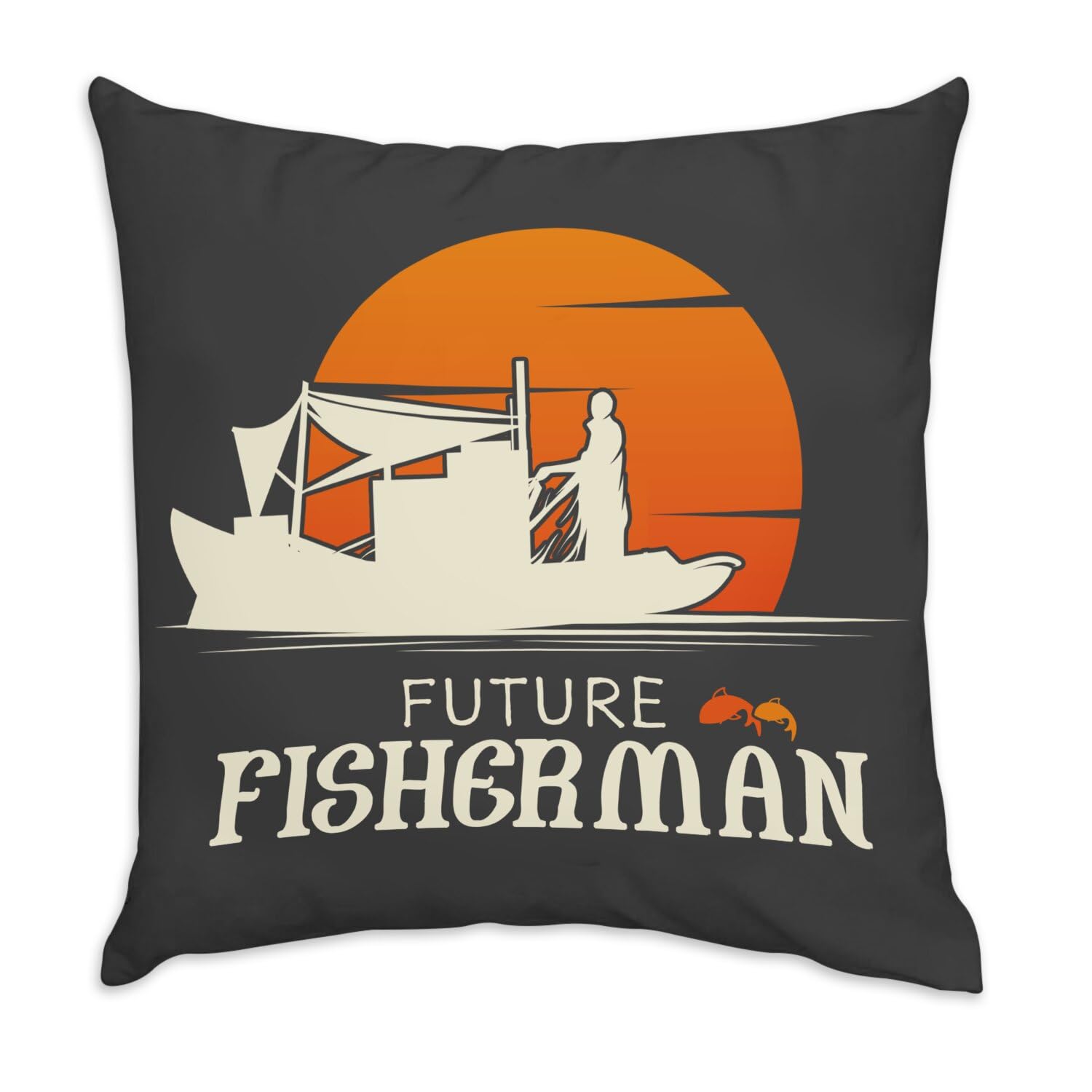 Coussin en velours noir Sailor Job pour décorer un fauteuil de bureau élégant