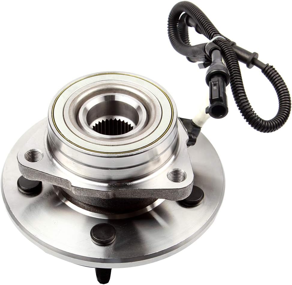 SCITOO 1PC Front Wheel Bearing and Hub Assemblies OE 515010 1997 1998 1999 2000 for Ford for F-150 4WD 4-Wheel ABS Axle Hub Assemblies 5 Bolts W/ABS