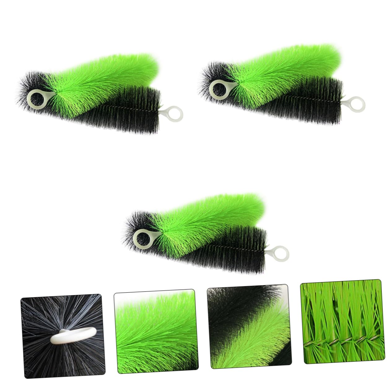 Toyvian 6piezas Cepillos De Limpieza para Pecera y Sifón De Material y Inoxidable y Multifuncional para Hatching y De