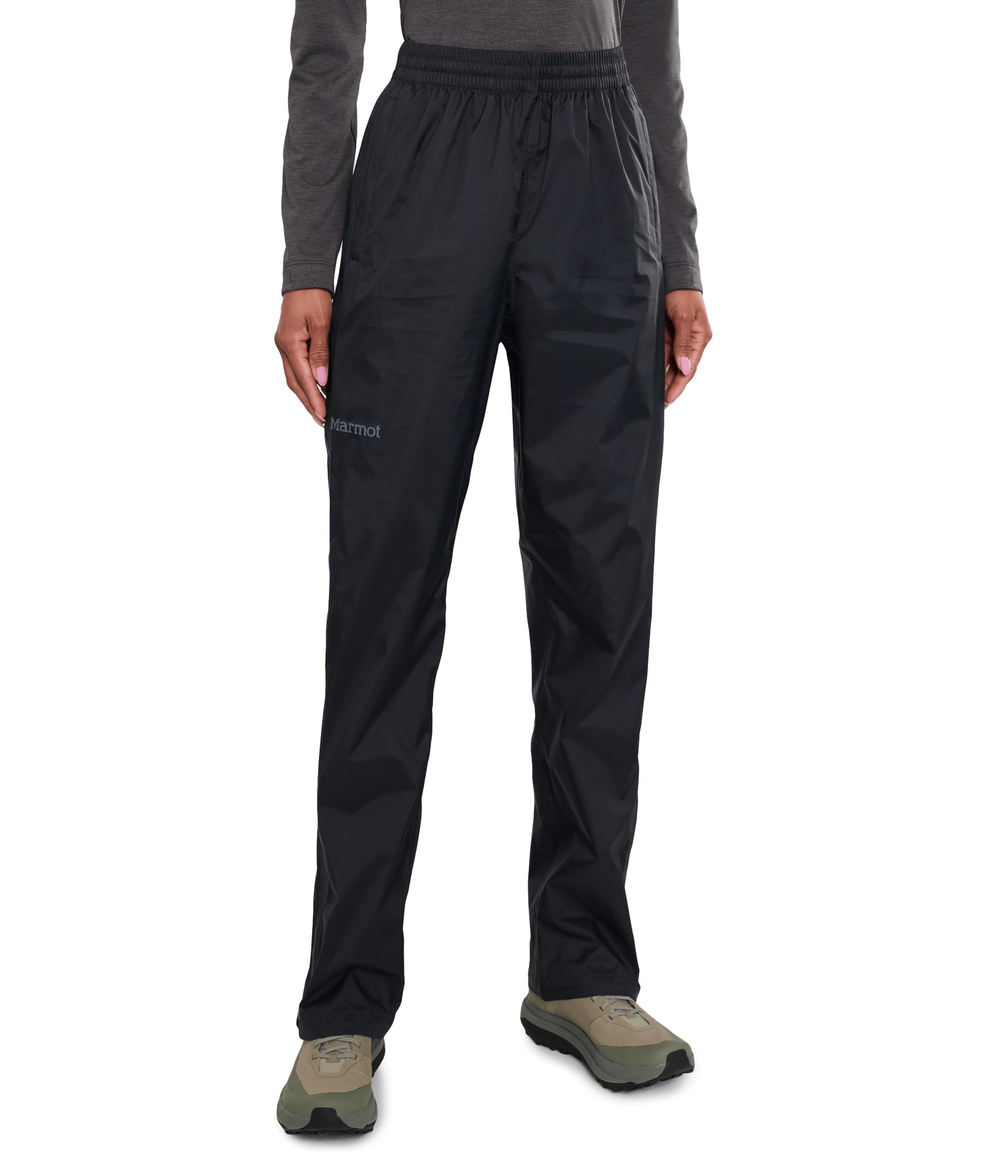Marmot Damen wasserdichte Hose, atmungsaktive Überziehhose, leichte Regenhose, Winddichte Trekkinghose, ideal für Wandern Wm's Precip Evo Full Zip Pant Long