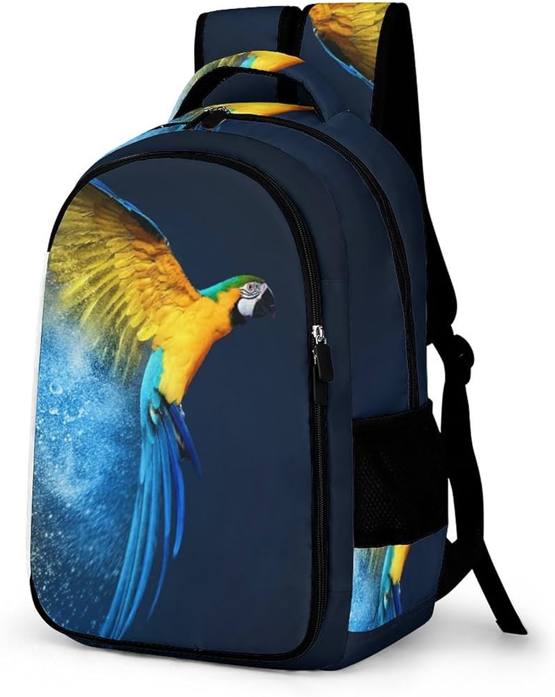 Amazon.co.jp: リュック バックパック オウム セキセイインコ 鳥柄