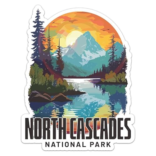 Generic North Cascades National Park Vinyl Sticker - 5