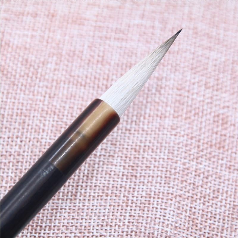 Medium Script Calligraphy Brush Mixed Hair Ink Pen for Beginners Kanji Practice Sumi-e Painting Landscape Watercolor