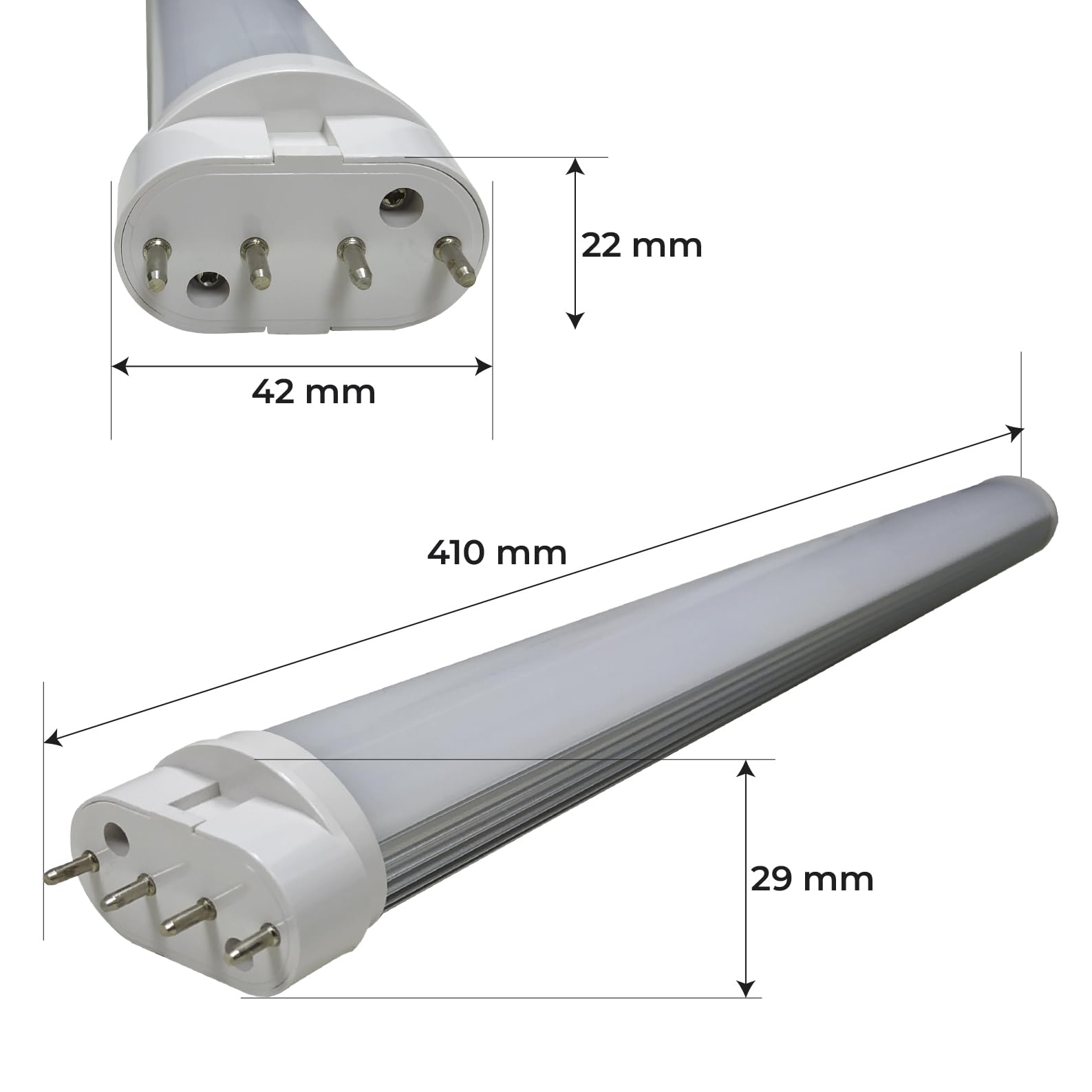 LED ATOMANT 5x Tubo LED 2G11 PLL 41cm 21W Color Luz Neutra 2100lm