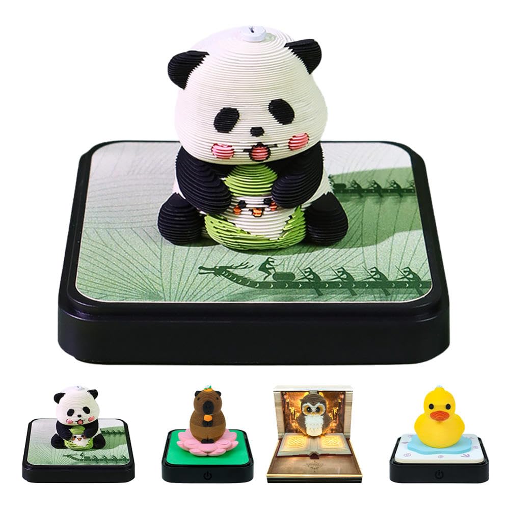 PQNXZKB Time Piece Calendar 2026,Tear Away Calendar,3D Animal Paper Sculpture,Can Be Used As A Bookmark,Suitable for Note Taking,Decorative Ornaments