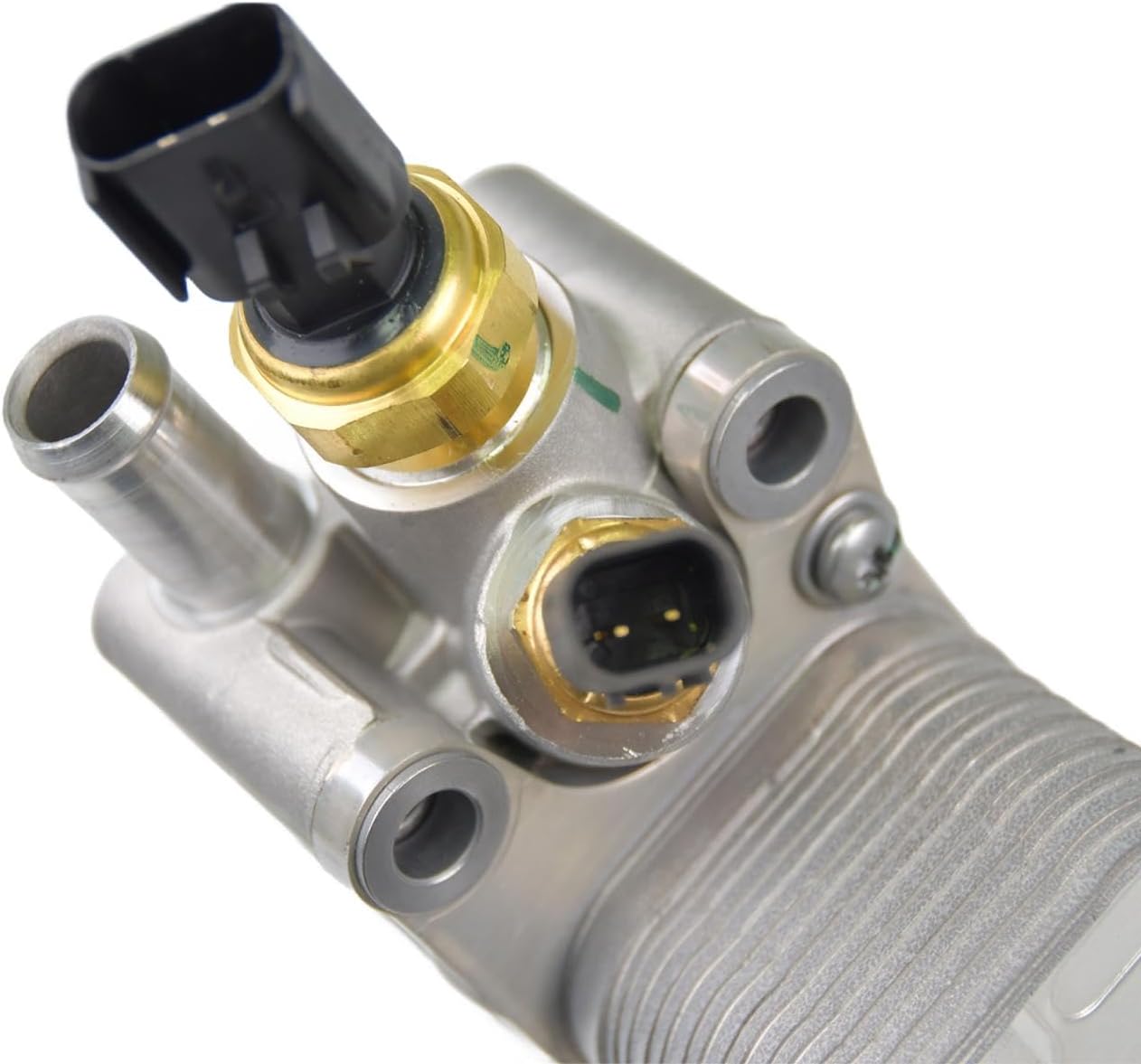 REVO Engine Oil Cooler Oil Filter Housing For 2011-2016 Dodge Challenger/Charger/Durango/Grand Caravan/Journey/Grand Cherokee 3.6L V6 Replace# 5184304AE, 5184304AF