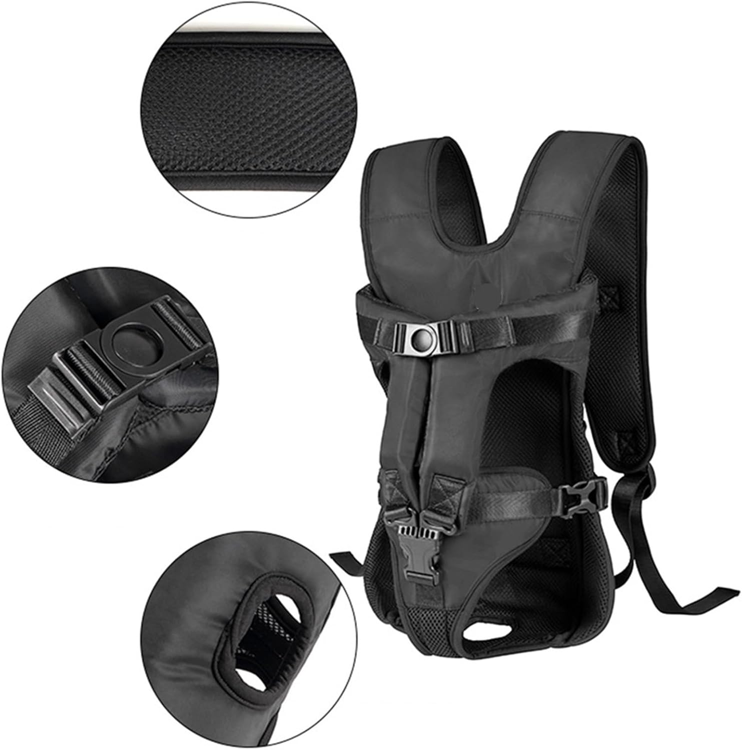 Pet Front Dog Backpack - Adjustable for Hiking and Cycling(M)