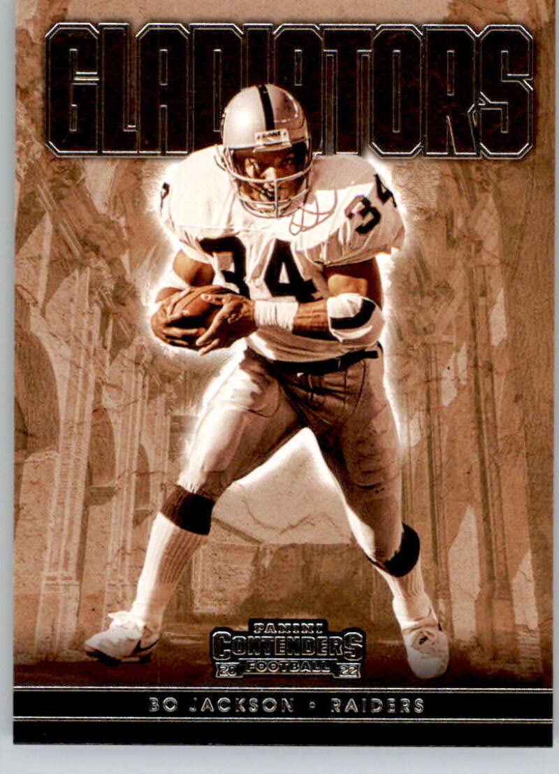Amazon.com: 2022 Panini Contenders Gladiators #4 Bo Jackson NM-MT