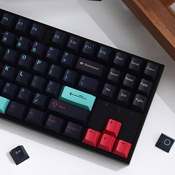 Amazon.com: 129 Keys PBT Metropolis Keycaps Dye Cherry