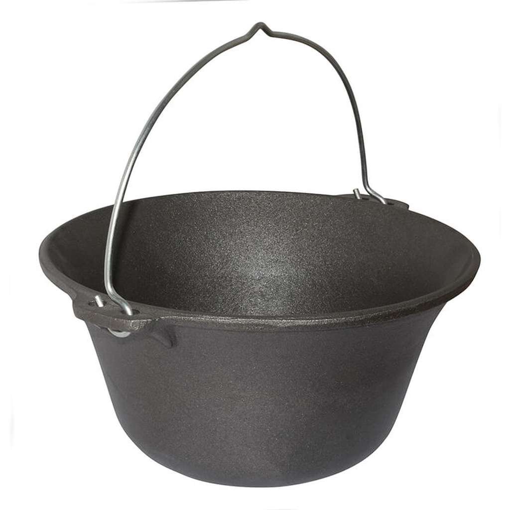 Paiolo Ungherese In Ghisa 9L KAWMET - Con Padella, Per Arrosti E Cottura All'Aperto