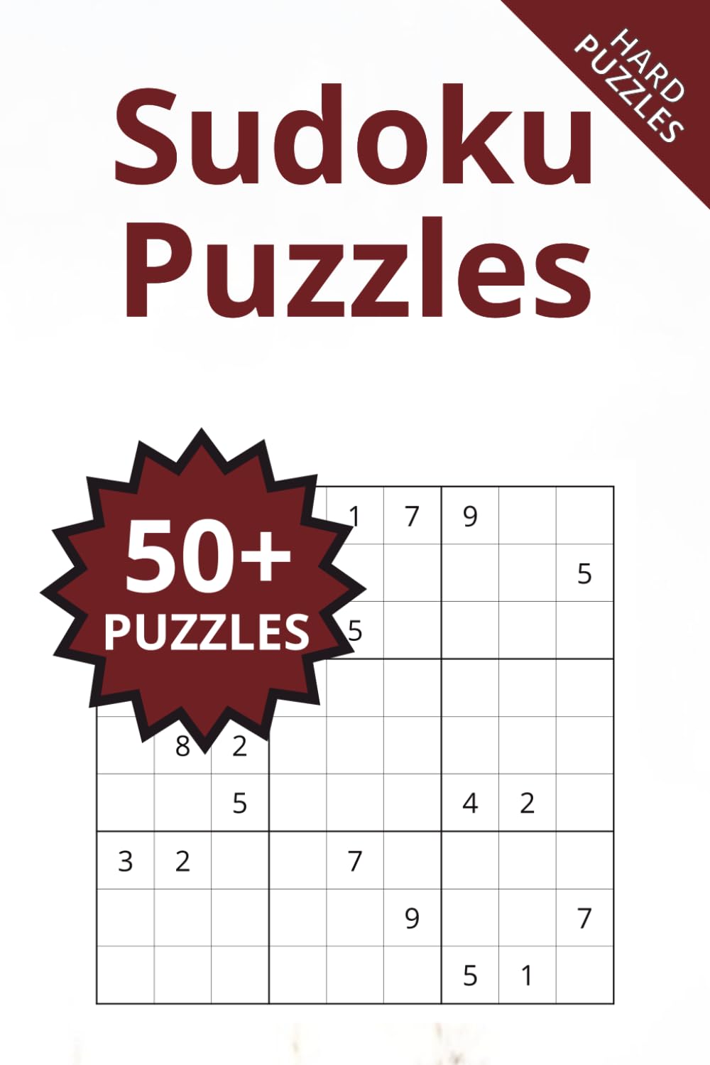 Sudoku Puzzles: Hard Sudoku Puzzles | 6x9 Inches | 120 Pages | 50+ Puzzles | Solutions Included