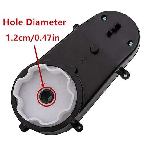 Miniatura 3 de 12V390 20000RPM Apertura Caja de cambios de 0.47 pulgadas con motor de CC, motor RS390 de 12 V con caja de engranajes para niños, accesorios de