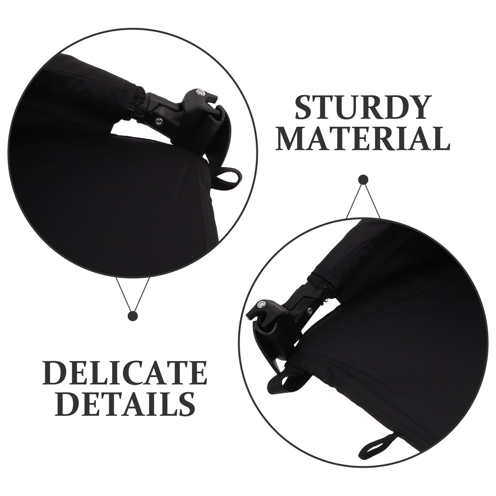 Hemobllo Repose Poussette Rallonge de Siège et Support Pliable Adapté à Divers Modèles Facile à Installer Nettoyer