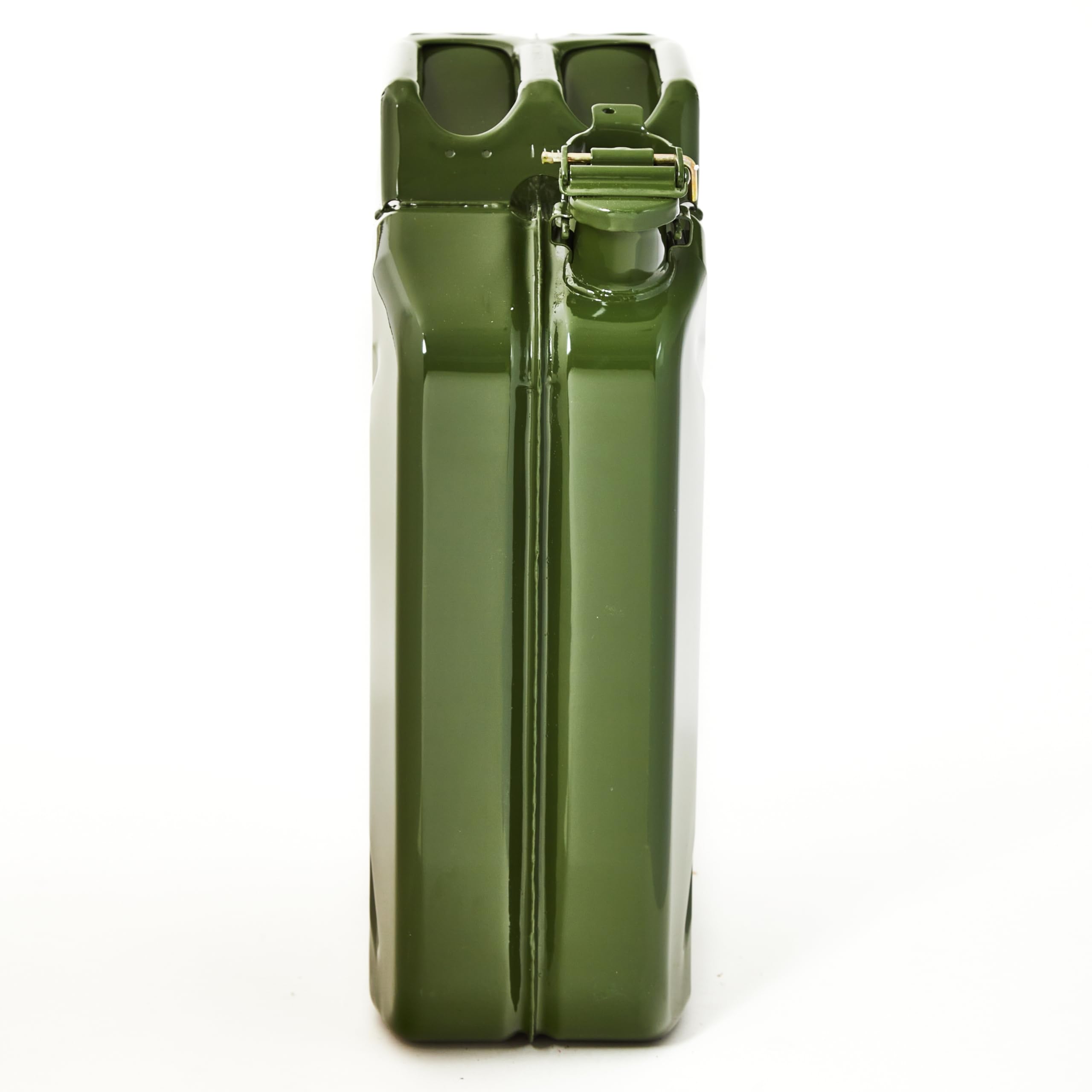 BW Benzinkanister Metall 20 Liter Kraftstoffkanister Olivgrün RAL 6003 TÜV-geprüft UN-Zulassung 0,9mm Stahl DIN 7274 Benzin Diesel E10 2-Takt Made in Europe