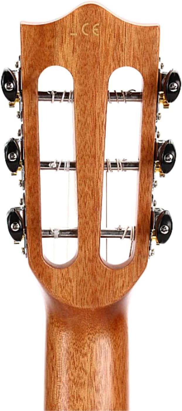 Lanikai ACST-CEC Acacia 4-String Ukulele, Tenor Concert Acoustic-Electric Ukulele, With Fishman Kula Preamp, Natural