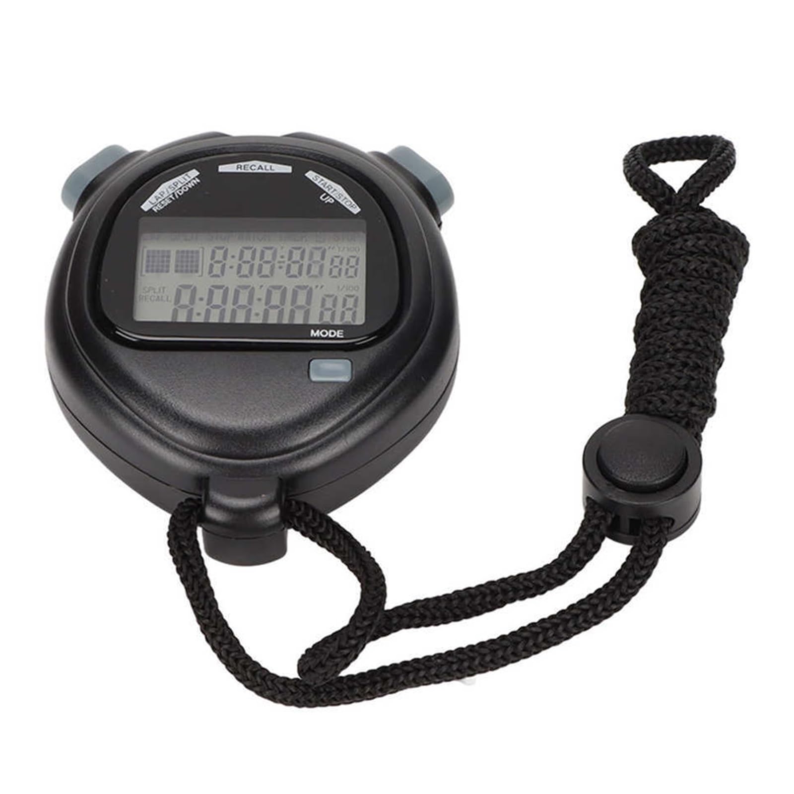 Cronometro, Timer sportivo digitale multifunzione a 2 linee for allenamento di nuoto e corsa