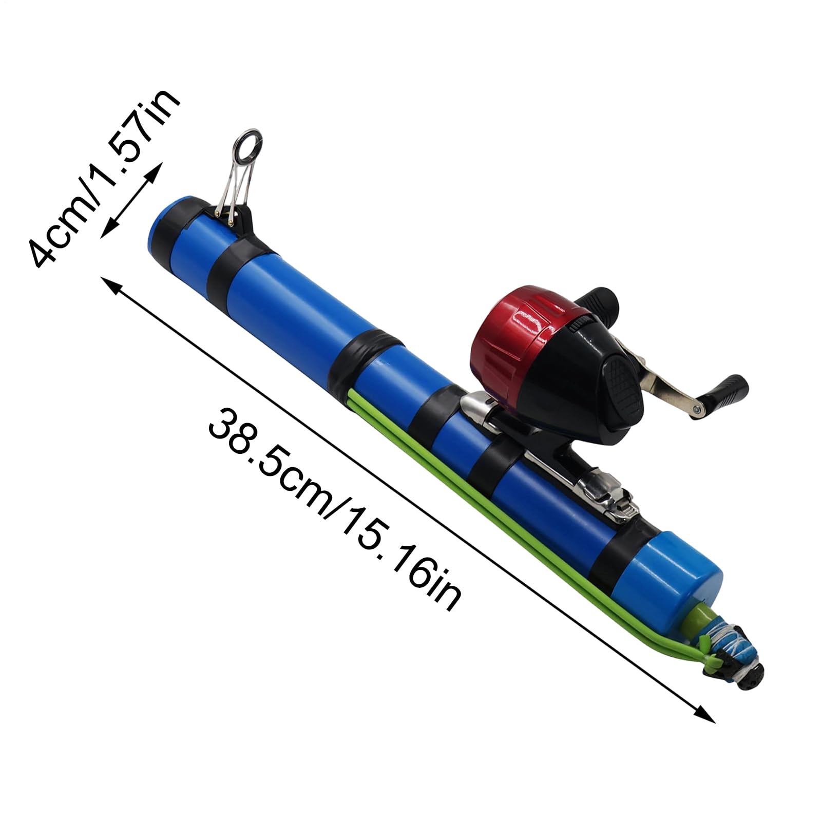 Combo de caña de pescar y carrete, herramienta de pesca multifuncional, caña de catapulta de pesca para viajes, para lubina, trucha, agua salada, agua dulce, orilla, río, arroyo, estanque, lago