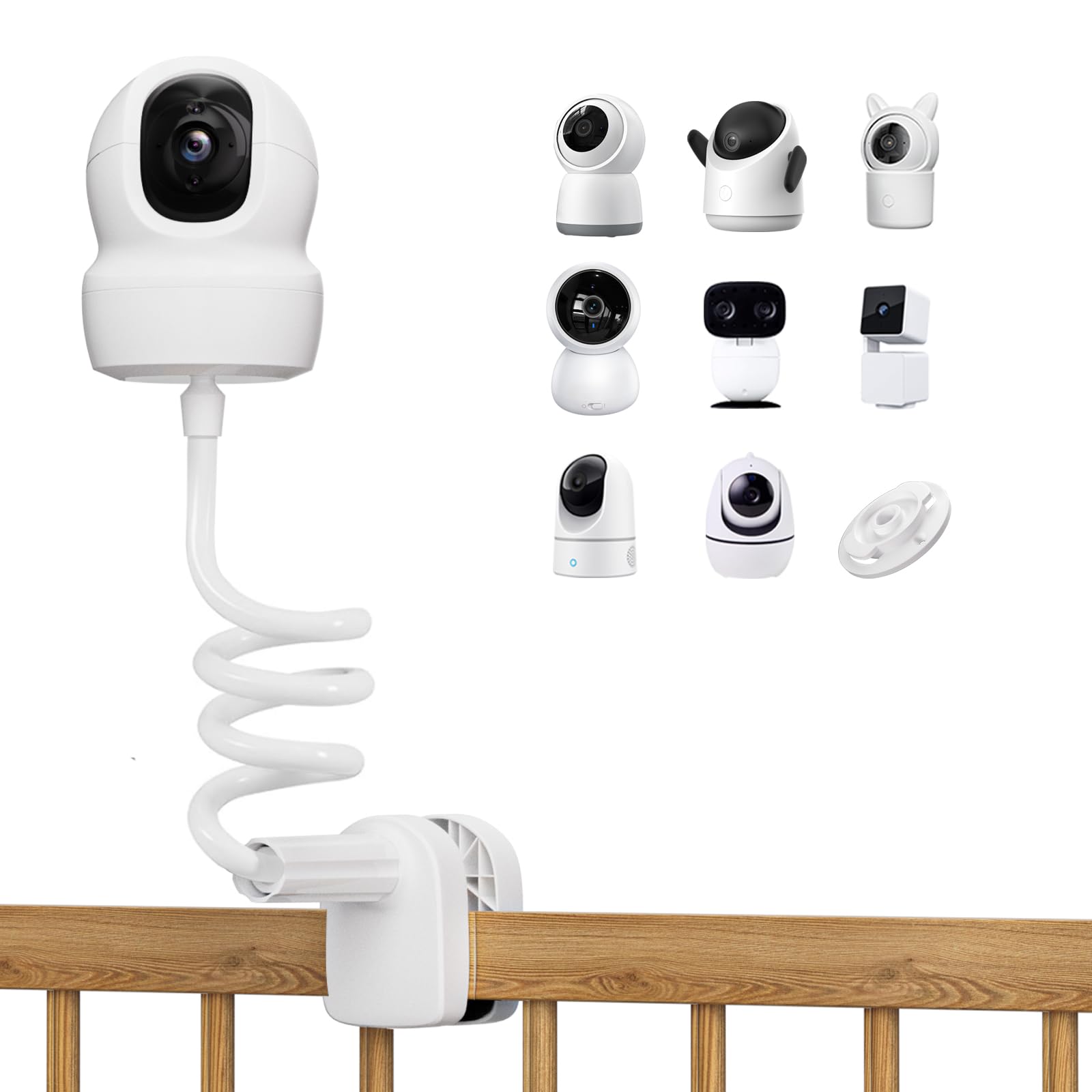 Amazon.co.jp: KSYNIU ベビーカメラ スタンド クリップタイプ ベビー