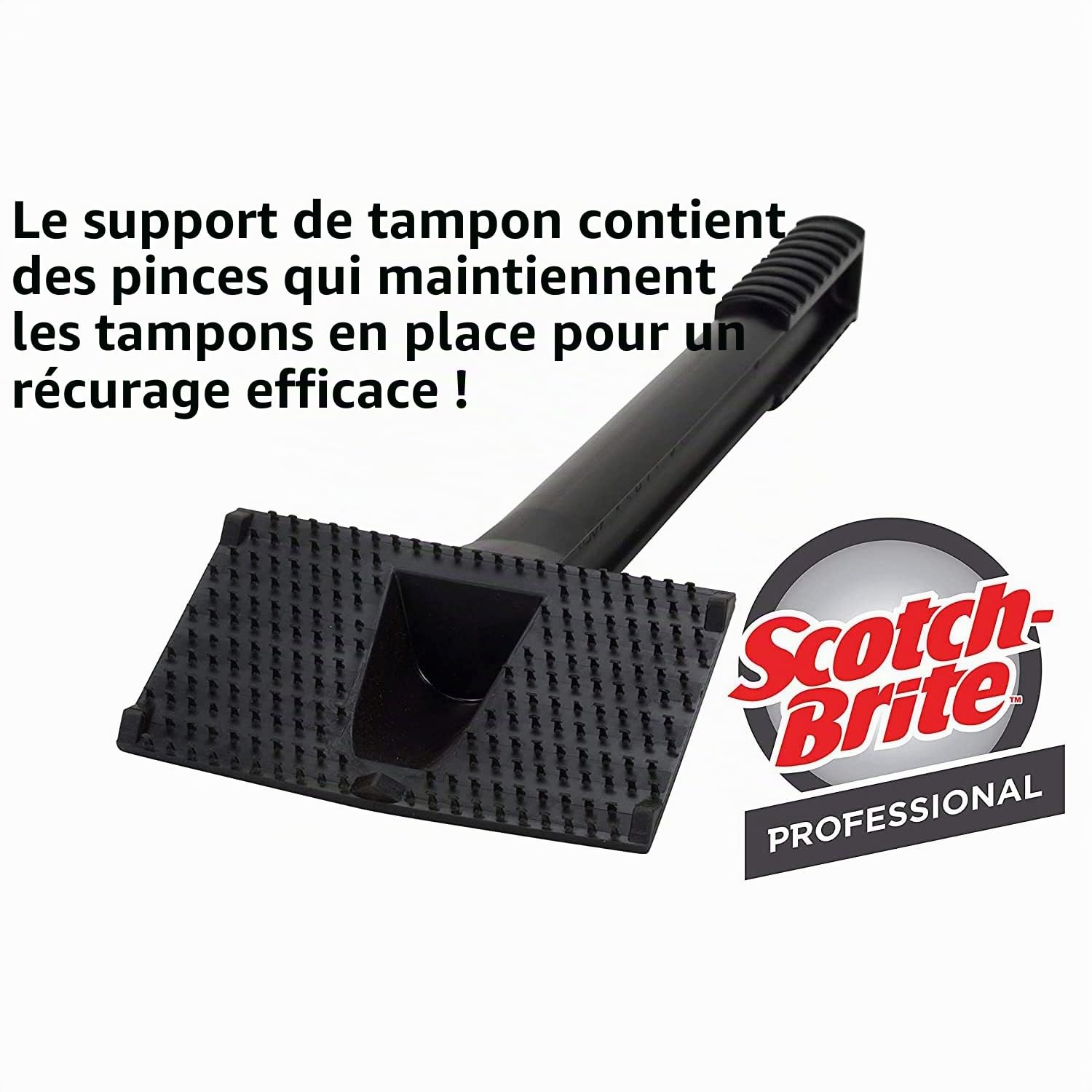 Scotch-Brite Lot de 6 tampons à récurer très résistant à Nettoyage Rapide, 10,2 x 13,3 cm, pour Cuire sur des Aliments et des huiles de Cuisson, à Utiliser sur Une Plaque Chaude ou Froide, Orange