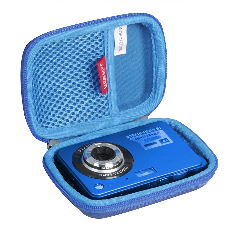 Hermitshell Hard Travel Case for AbergBest 21 Megapixel 2.7 Inch LCD Screen Rechargeable HD Digital Video Blue