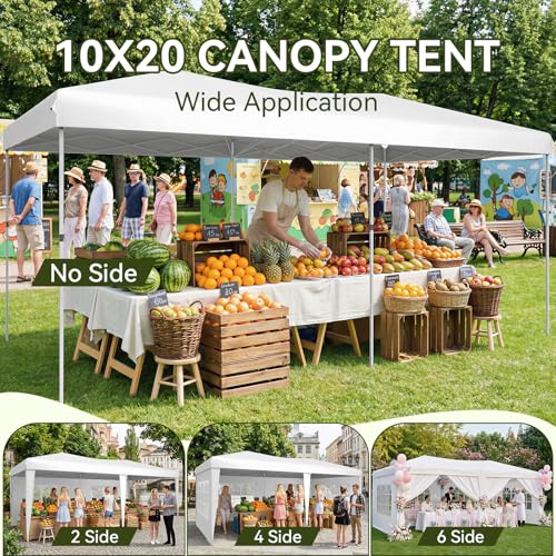 Aoxun 10x20 Pop Up Canopy Tent