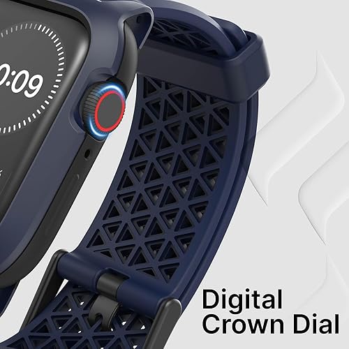 Miniatura 5 de Catalyst Funda diseñada para Apple Watch Series SE 2022, Series 6/5 y 4 de 1.732 in, edición de hebilla, a prueba de caídas de 9.9 pies, correa