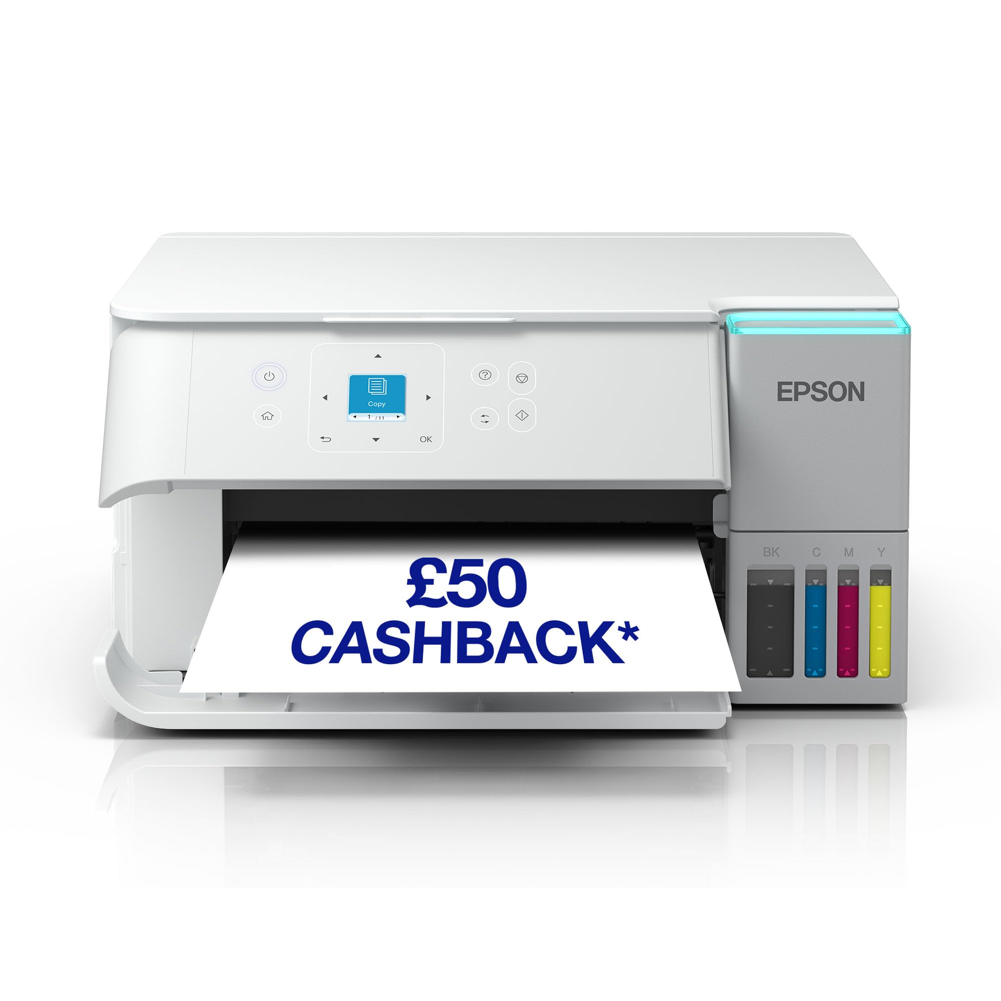 Epson EcoTank ET-2956 White A4 Multifunction Wi-Fi Ink Tank Printer