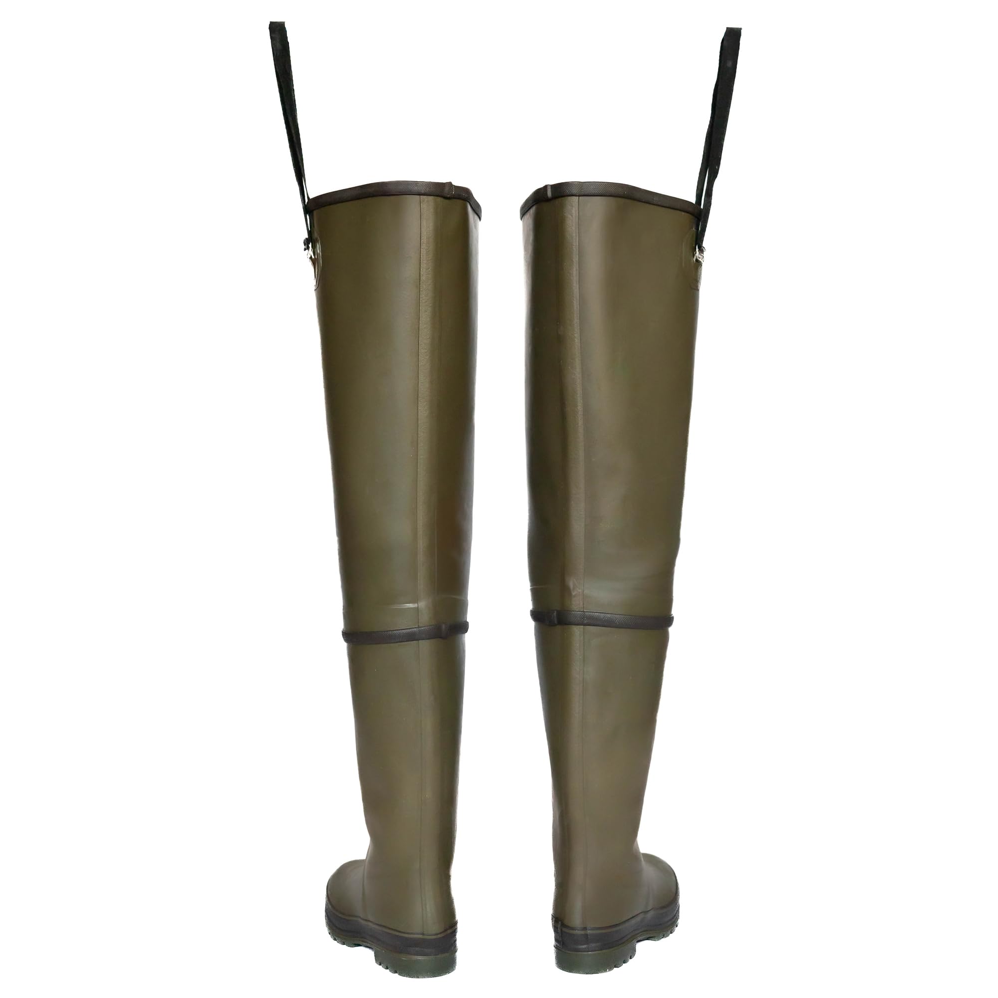 TIGAR Drina Cuissardes en Caoutchouc, Tara Cuissardes en Caoutchouc avec néoprène, Faites à la Main, pour Les pêcheurs, Chasseurs et Professionnels de la pêche, très résistantes et Robustes