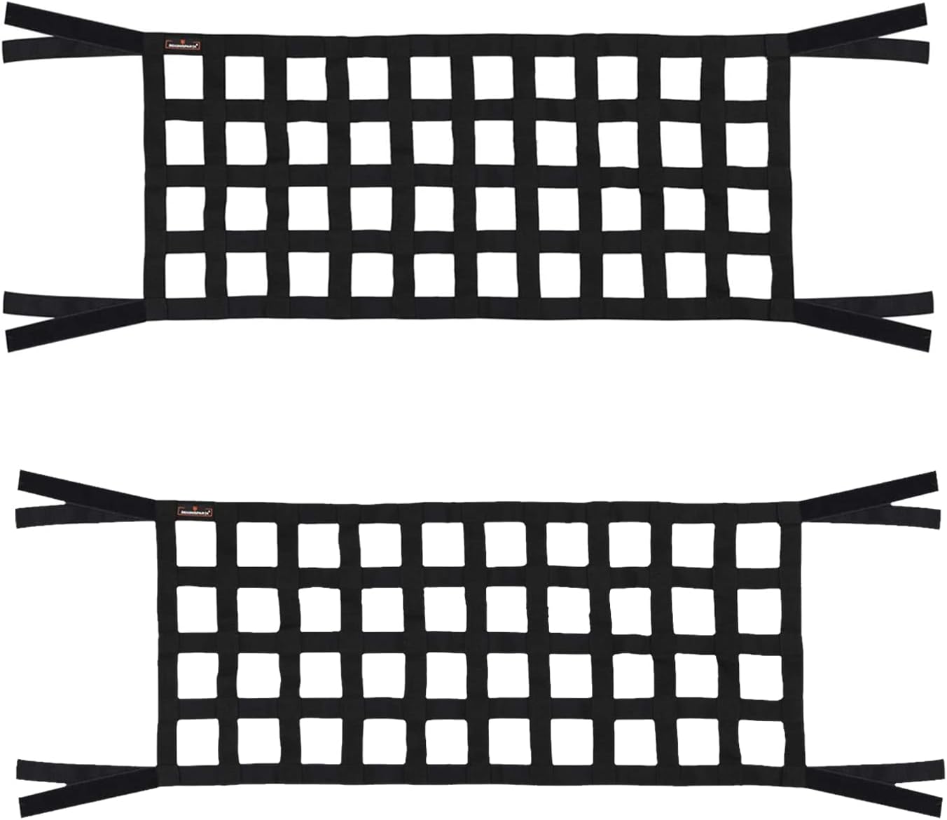 Seven Sparta Car Roof Net Hammock 2 Pack, Hammock Top Netting Compatible with Jeep Gladiator JT & Jeep Wrangler YJ, TJ, JK, JKU, JL, JLU 1987-2024 4-Door and 2-Door