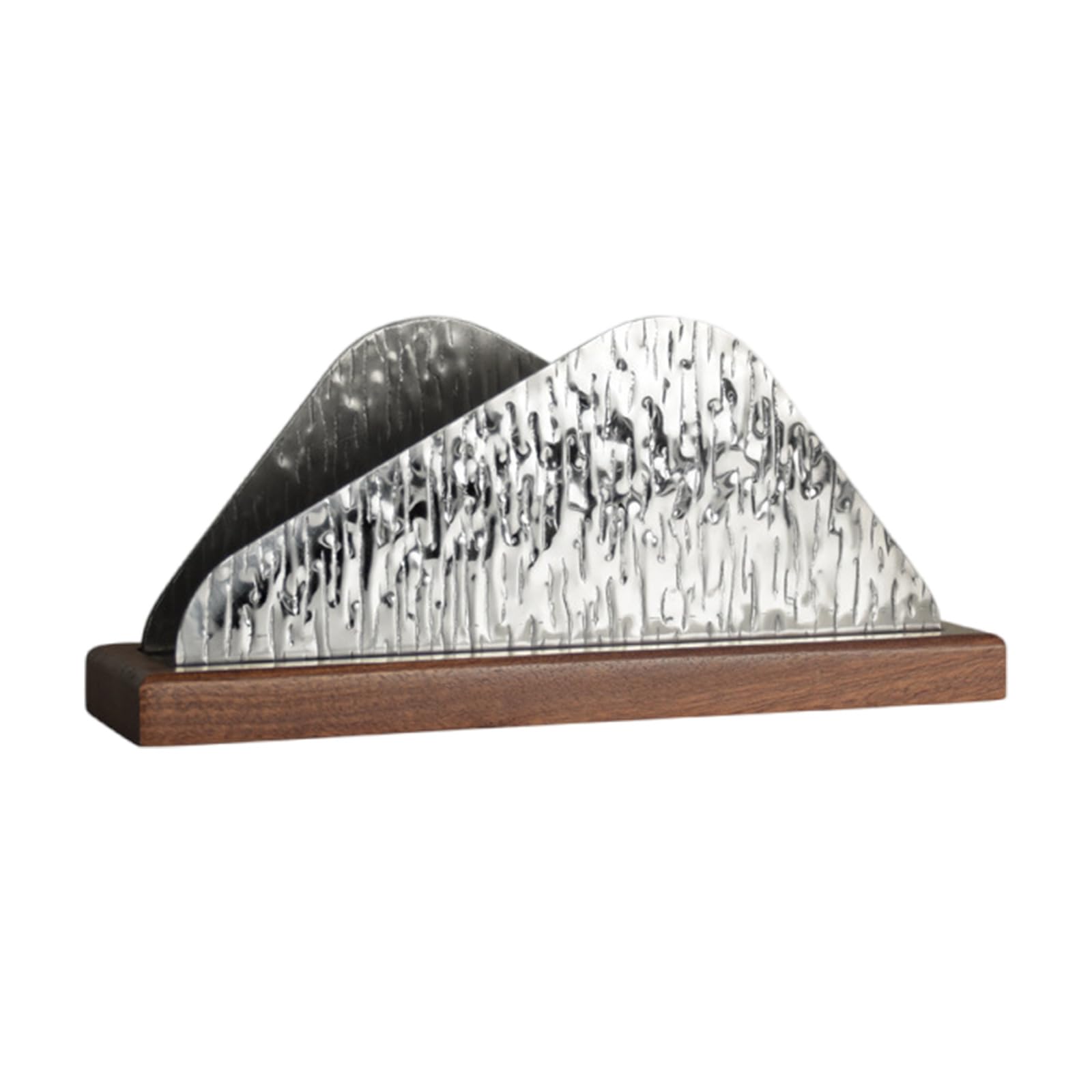 Nucelit Sophisticated Crackle Tissue Container Table Serviette Holder Tissue Dispenser Metal Texture for Kitchen Decorations Dispenser