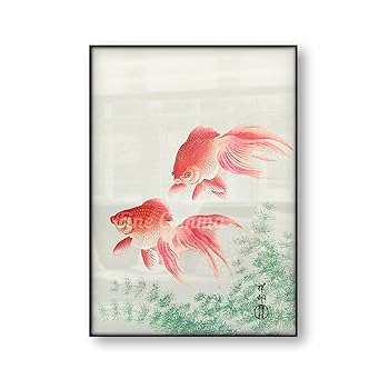 【絵画】ネイチャーアート　「金魚」原画 絵画】ネイチャーアート 「金魚」原画