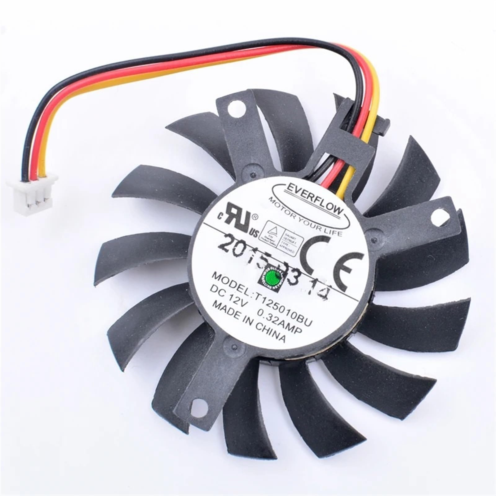 Ventilateur de refroidissement T125010BU contre la surchauffe de routeur