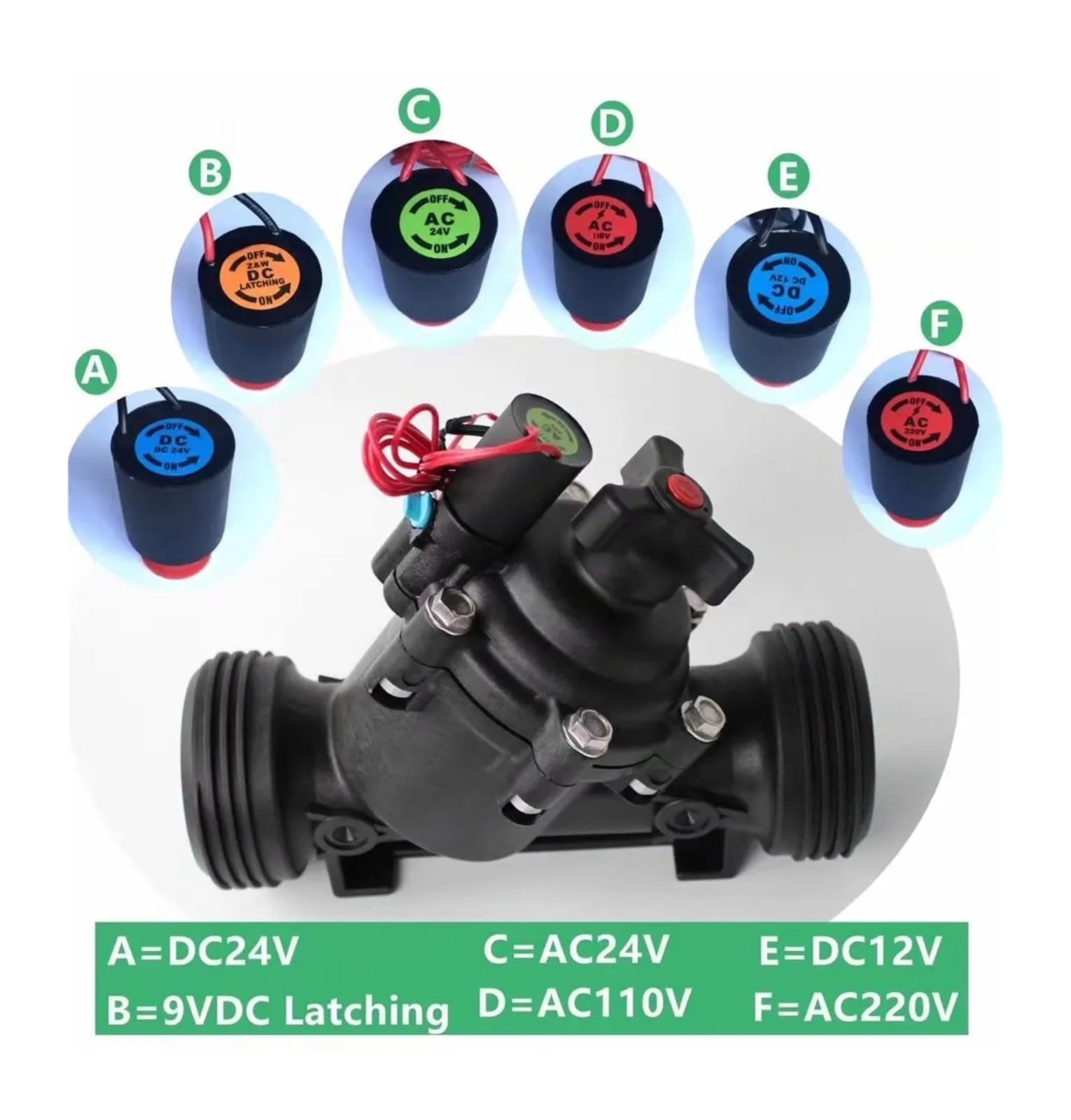 Hydrauliczny system nawadniania rolniczego DN80 cali 220 V 24 V 12 V zraszacz trawnika nawadnianie ogrodu szklarnie zawór elektromagnetyczny 3" (24 V)